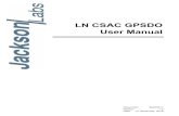LN CSAC GPSDO User Manual - Jackson Labs …LN CSAC GPSDO User Manual