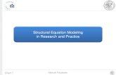 Structural Equation Modeling in Research and …...Structural Equation Modeling in Research and Practice Chart 2 Marcel Paulssen BACKGROUND RESEARCH PERSONAL Product Defects, Customer