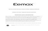 INSTALLATION INSTRUCTIONS & HOME OWNERS MANUAL EEMAX ELECTRIC TANKLESS WATER …pdf.lowes.com/installationguides/091654920394_install.pdf · 2018-08-20 · INSTALLATION INSTRUCTIONS