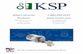 Killeen Security 1 -800 KSP KEYS Products › ksp › catalogs › ... · At KSP, Customer Service is Second to None Killeen Security 1 Products Killeen Machine Tool Co., Inc. 33