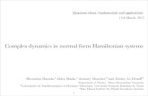 Complex dynamics in normal form Hamiltonian systems › ... › sessionw1 › slides › harada.pdf · 2015-03-23 · Quantum chaos: fundamentals and applications Complex dynamics