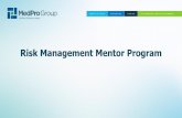 Click to edit Master title Risk Management Mentor Program ......Click to edit Master title ... Risk Management Mentor Program. Click to edit Master title style Click to edit Master