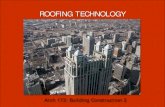 ROOFING › 2013 › 173-roofing-2013-rev.pdf ROOFING TYPES: THE TWO PRIMARY TYPES OF ROOFING WE MUST CONSIDER ARE FLAT AND PITCHED: Flat roofs are those slope is LESS THAN 1 in 4