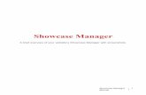 Showcase Manager - 360 PSG · Showcase Manager: • From your dashboard, click on the Showcase Manager quick launch icon. *Click images to see larger view. Click “Back to Section”