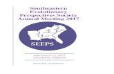 Southeastern Evolutionary Perspectives Society Annual ...seepsociety.weebly.com/uploads/5/3/4/8/53486119/seeps_2017_pro… · 2 SEEPS 2017 SPECIAL EVENTS KEPS Pre-Conference Thursday,