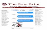 The Paw Print Print/The Paw... · 2015-06-11 · The Paw Print March‐June 2015 Page 6 Campfire Stories By: Christopher Scammacca Have you ever sat around a campfire in the middle