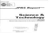 Science & Technology - DTIC › dtic › tr › fulltext › u2 › a344257.pdf · Science & Technology Europe Recent Developments in European Aerospace JPRS -EST-92-033 CONTENTS