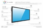 Lightning III Touch Screen - Promultis Multitouch Technology · 2020-02-03 · Lightning III Touch Screen For mo re exciting multitouch p roducts visit omultis.info MULTITOUCH SOLUTIONS