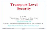 Transport Lavel Securityjain/cse571-14/ftp/l_17tls.pdfSSL provides security at transport layer. TLS is a standardization of SSL V3. 2. SSL consists of 4 protocols: Handshake (Crypto