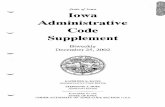 of Iowa Administrative Code Supplement › docs › publications › IACS › 802746.pdfIowa Administrative Code Supplement-$447.75 plus $26.87 sales tax (Subscription expires June
