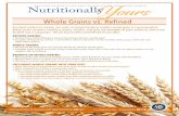 1u9k6o1b79fb3btw4q1dyd4k-wpengine.netdna-ssl.com › ...Whole Grains vs, Refined Any food made from wheat, rice, oats, cornmeal, barley or another cereal grain is a grain product.