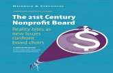 CONVERSATIONS WITH LEADERS The 21st Century Nonprofit Board/media/Publications and Reports... · 2019-04-17 · CONVERSATIONS WITH LEADERS The 21st Century Nonprofit Board Reality