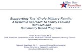 Supporting The Whole Military Family › media › governor... · military families due to limited program evaluation or tracking of best practices There is a perceived gap between