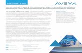 PRESS RELEASE - Aveva · PRESS RELEASE AVEVA’s industry-leading portfolio enables edge-to-enterprise visualisation using hybrid cloud, delivering enhanced technical and commercial
