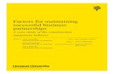 Bachelors'thesis - Factors for maintaining successful ...425172/FULLTEXT01.pdf · Factors for maintaining successful business partnerships A case study of the construction equipment