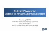 Adults Need Vaccines, Too! Strategies for Increasing Adult ...€¦ · • Influenza ‒3,000 to 49,000 total influenza-related deaths per year1 ‒80%–90% of deaths among adults