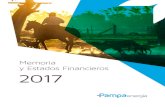 Memoria y Estados Financieros 2017 · 2018-08-01 · 12 PAMPA ENERGÍA MEMORIA Y ESTADOS FINANCIEROS 2017 13 MEMORIA 1 El Ejercicio 2017 y las Perspectivas para el Futuro Luego de
