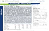 Institutional Equities Coromandel International › pdf › research-report › 201902 › Co...Institutional Equities 5 Coromandel International Exhibit 7: Segment-wise financials