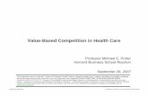 Value-Based Competition in Health Care Files/20070928...- Fewer mistakes and repeats in treatment • Better health is inherently less expensive than poor health - Fewer delays in