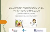 VALORACIÓN NUTRICIONAL EN EL PACIENTE HOSPITALIZADO · requerimientos diarios Nutrición parenteral Duración prevista NPP NPT 10-15 días Sí No Suplementos