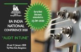 IIA INDIA National CONFERENCE 2020 › images › upcomingevent › IIA_INDIA_National... · IIA INDIA NATIONAL CONFERENCE 2020 2 The Institute of Internal Auditors, India and The