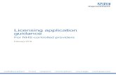 Licensing application guidance - Improvement€¦ · Licensing application guidance 2.6. The provider is the person (natural or legal) – that is, the legal entity – who provides