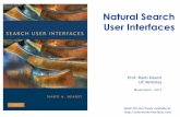 Natural Search User Interfacespeople.ischool.berkeley.edu/~hearst/talks/upitt.pdf · 35 Social Search: Asking for Answers What do people ask of their social networks? Type % Example
