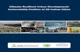Executive Summary Climate Resilient Urban Development ... Summary_RF.pdf · C 80 Shivalik, Malviya Nagar New Delhi 110017, INDIA Tel: +91 (11) 2667 6180, 2667 6181, 2668 2226 Email