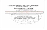 TNPSC GROUP II TEST SERIES MOCK TEST 1 GENERAL STUDIES … · tnpsc group ii test series mock test – 1 general studies 28/10/2018 g iyachamy academy no 172, ground floor, (opposite