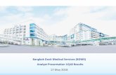 Bangkok Dusit Medical Services (BDMS) Analyst Presentation ...bdms.listedcompany.com/misc/...presentation-1q2018.pdf · Analyst Presentation 1Q18 Results 17 May 2018. Important Notice