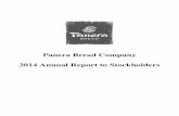 Panera Bread Company 2014 Annual Report to Stockholders€¦ · Panera 2.0 is inclusive of both digital access and improved operational processes. In 2013, we began testing Panera