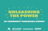 UNLEASHING THE POWER - EU Sustainable Energy Week · 2019-06-12 · the potential of decentralised power generation across the continent. This booklet is mainly for national and local