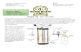 Kegging Instructions - Ballast Point...regulator to low pressure (3-5 psi) and connect it to your sealed keg. Once the pressure equalizes (the hissing/groaning stops), briefly open