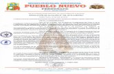 Municipalidad Distrital de Pueblo Nuevo – Somos una …€¦ · Que, al conmemorarse el 1940 Aniversario de la Independencia del Perú es necesario fortalecer entre los vecinos