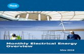Monthly Electrical Energy Overview · Monthly Electrical Energy Overview May 2018 Electricity consumption in May was impacted by several factors, including ... Nuclear generation