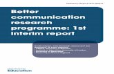 BETTER COMMUNICATION RESEARCH PROGRAMME › government › ...Research Report DFE-RR070 Better communication research programme: 1st interim report Geoff Lindsay 1, Julie Dockrell