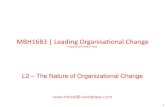 MBH1683 | Leading Organisational Change · •* Refer at the end of this slide deck A1. Grundy’s 3 types of change ... need for more steady state management, revised corporate portfolio