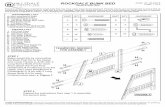 ROCKDALE BUNK BED Page 1 of 4 › docresources › 215 › 21 › 212081.pdf · If the bunk bed will be placed next to the wall, the guardrail that runs the full length of the bed