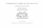 LIBERTY HIGH SCHOOL - Hillsboro School District · Welcome to Liberty High School Dear Liberty Falcon Community, It is with great excitement that I welcome you to the 2018-19 school