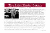 The Boisi Center Report - Boston College · recognizing different “ways of knowing,” one can connect disparate threads to arrive at constructive and revealing conclusions, as