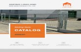 Sliding Gate CATALOG - linklanden.com › pdf › sliding-gate-catalog.pdf · Sliding gate is generally used for both vehicle and pedestrian entry purpose. It adopts a ground mounted