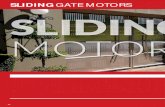 SLIDING GATE MOTORS - CAME BPT-SA€¦ · Sliding gate motors can be installed on the right or on the left side. It is also possible to install two operators in an opposite position