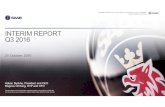 INTERIM REPORT Q3 2016 - Saab AB · Investor Relations | Q3 2016. 25 October, 2016. INTERIM REPORT Q3 2016. Håkan Buskhe, President and CEO Magnus Örnberg, EVP and CFO. This document