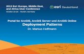 Portal for ArcGIS, ArcGIS Server und ArcGIS Online ... › library › userconf › emea13 › papers › e… · ArcGIS Server Portal for ArcGIS SaaS Software Firewall z.B. Polizei