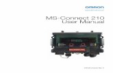 MS-Connect 210 User Manual - Microscan Systems · Appendix E Interface Standards.....A-10 Appendix F DIN Rail Mounting .....A-11 Appendix G Glossary of Terms .....A-12. iv MS-Connect