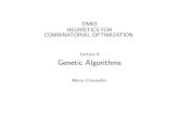 DM63 HEURISTICS FOR COMBINATORIAL OPTIMIZATION · Population-based LS Methods DM63 – Heuristics for Combinatorial Optimization Problems 3. Numerical Results Alg. Err. Size sec.