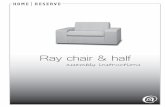 Ray chair & half - Amazon S3Reserve+… · Beauty tips: In addition to these printed instructions you may want to watch our beauty tips videos on the customer service page of the