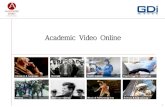 Academic Video Online - Yonsei · 제공건수 6만4천편이상에달하는학술용비디오자료(다큐멘터 리, 교습자료, 인터뷰, 공연실황등) 제공기간 1894년~현재