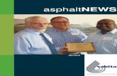 asphaltNEWS - Sabita · 2012-05-11 · Sabita Award for Outstanding Achievement 5 Go for Gold hits new highs 7 ... Presenting the 2011 HSE Award, created to acknowledge organisations