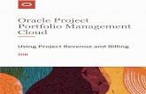 Cloud Portfolio Management Oracle Project · 2020-05-20 · Oracle Project Portfolio Management Cloud Using Project Revenue and Billing Preface ii Documentation Accessibility For